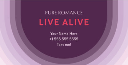 Pure Romance Vehicle Magnetic - Live Alive Purple