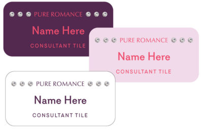 Bling Name Tag - 3 Pack